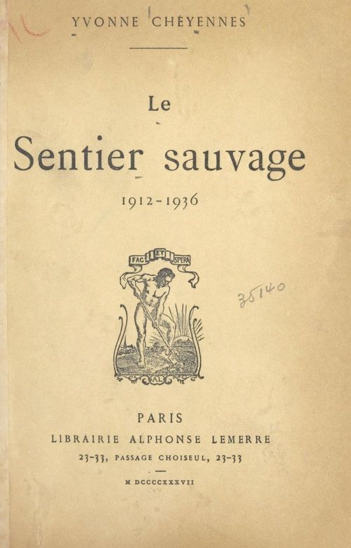 Couverture ebook de Le sentier sauvage, de Yvonne Cheyennes