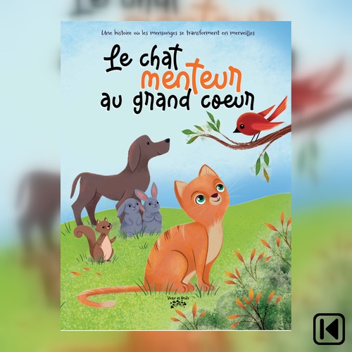 Couverture audiobook de Le chat menteur au grand coeur, de Christian Bougie