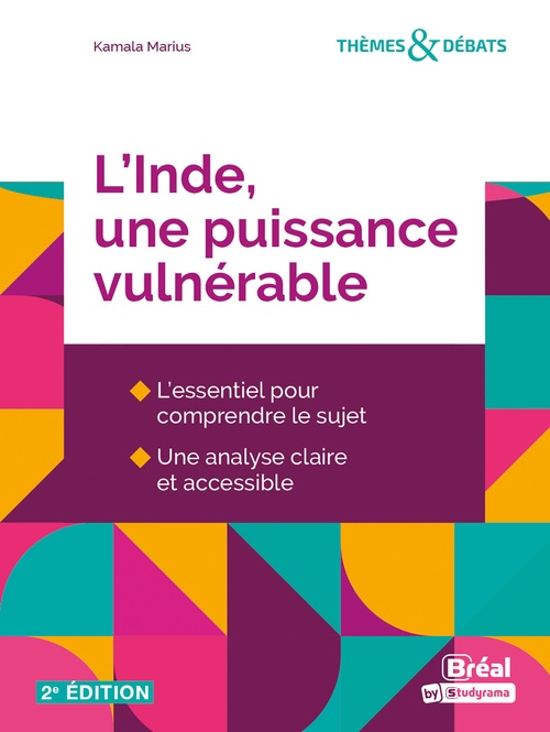 Couverture ebook de L'Inde, une puissance vulnérable, de Kamala Marius