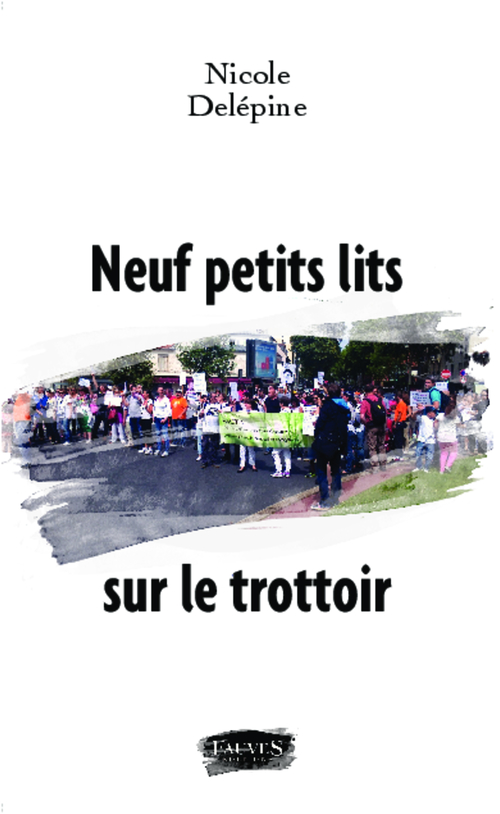 ebook cover of Neuf petits lits sur le trottoir, by Nicole Delépine