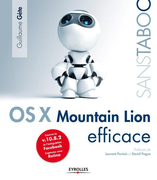 ebook cover of Mac OS X 10.8 Mountain Lion efficace, by Guillaume Gète