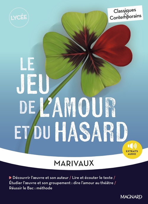 Couverture ebook de Le Jeu de l'amour et du hasard - Classiques et Contemporains, de Pierre Marivaux