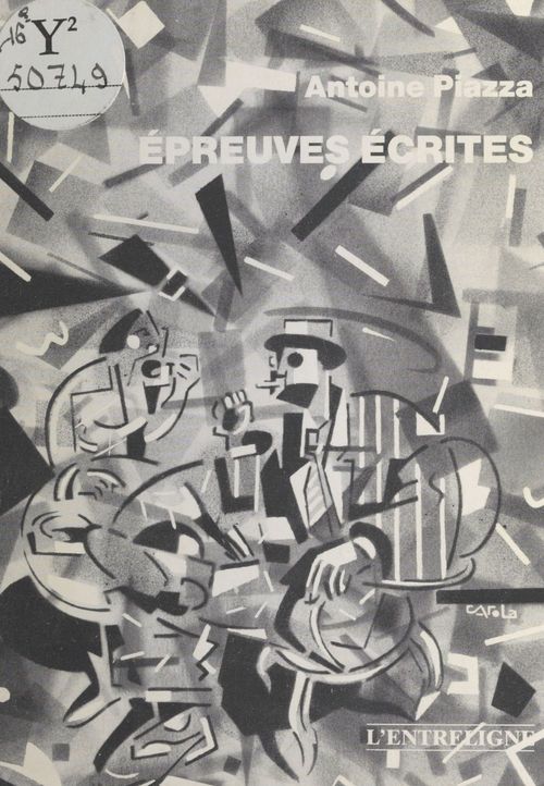 ebook cover of Épreuves écrites, by Antoine Piazza