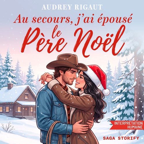Couverture audiobook de Au secours, j´ai épousé le Père Noël, de Audrey Rigaut