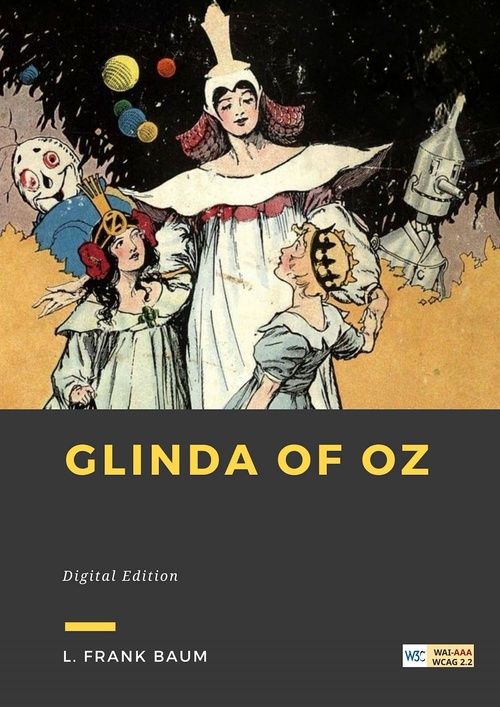 ebook cover of Glinda of Oz, by L. Frank Baum