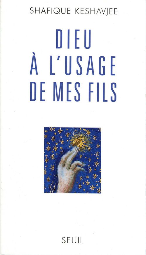 Couverture ebook de Dieu à l'usage de mes fils, de Keshavjee Shafique