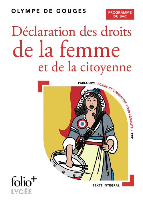 ebook cover of Déclaration des droits de la femme et de la citoyenne - BAC 2025, by Olympe de Gouges