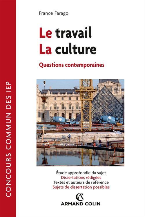 ebook cover of Le travail - La Culture, by France Farago