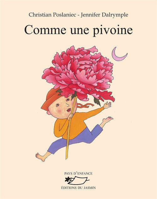 Couverture ebook de Comme une pivoine, de Christian Poslaniec
