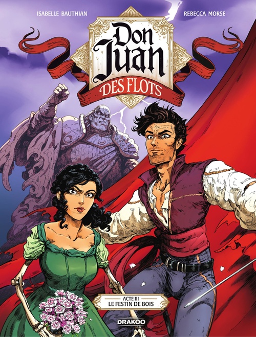 Couverture ebook de Don Juan des Flots - Tome 3 - Le festin de bois, de Isabelle Bauthian