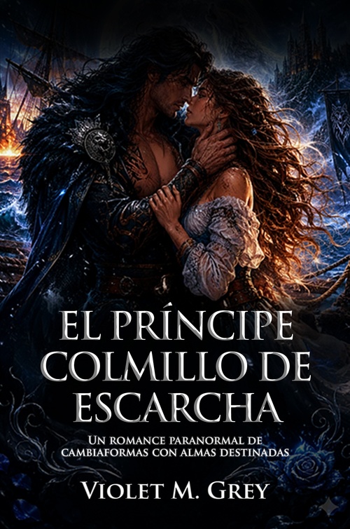 ebook cover of El Príncipe Colmillo de Escarcha, by Violet M. Grey
