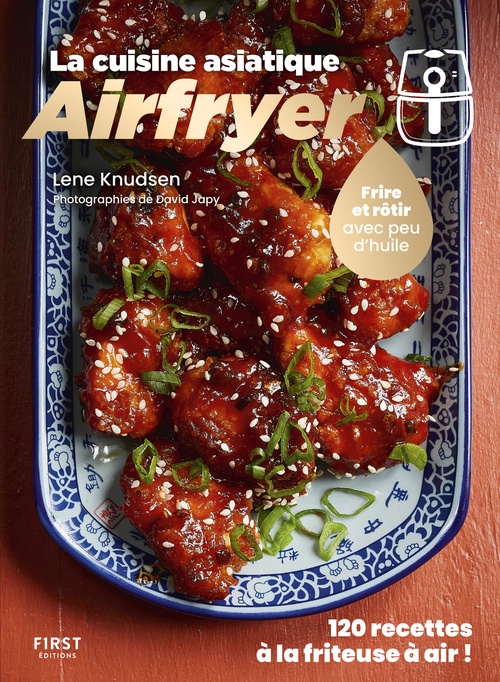 Couverture ebook de Airfryer spécial cuisine asiatique, de Lene Knudsen