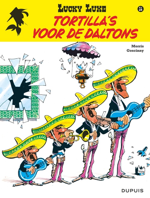 ebook cover of Tortillas voor de Daltons, by Goscinny