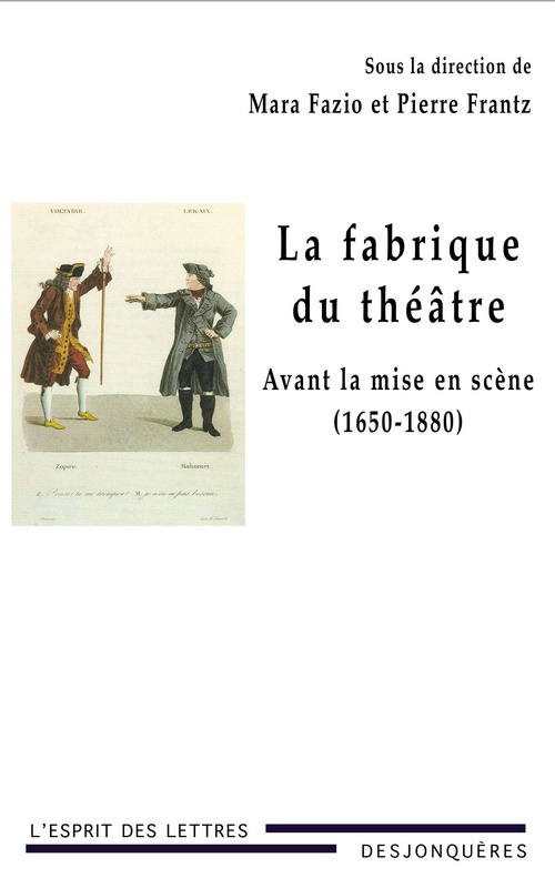 Couverture ebook de La Fabrique du théâtre, de Mara Fazio, Pierre Frantz