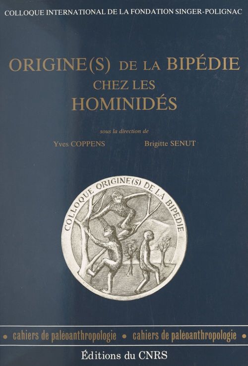 Couverture ebook de Origine(s) de la bipédie chez les hominidés, de Yves Coppens