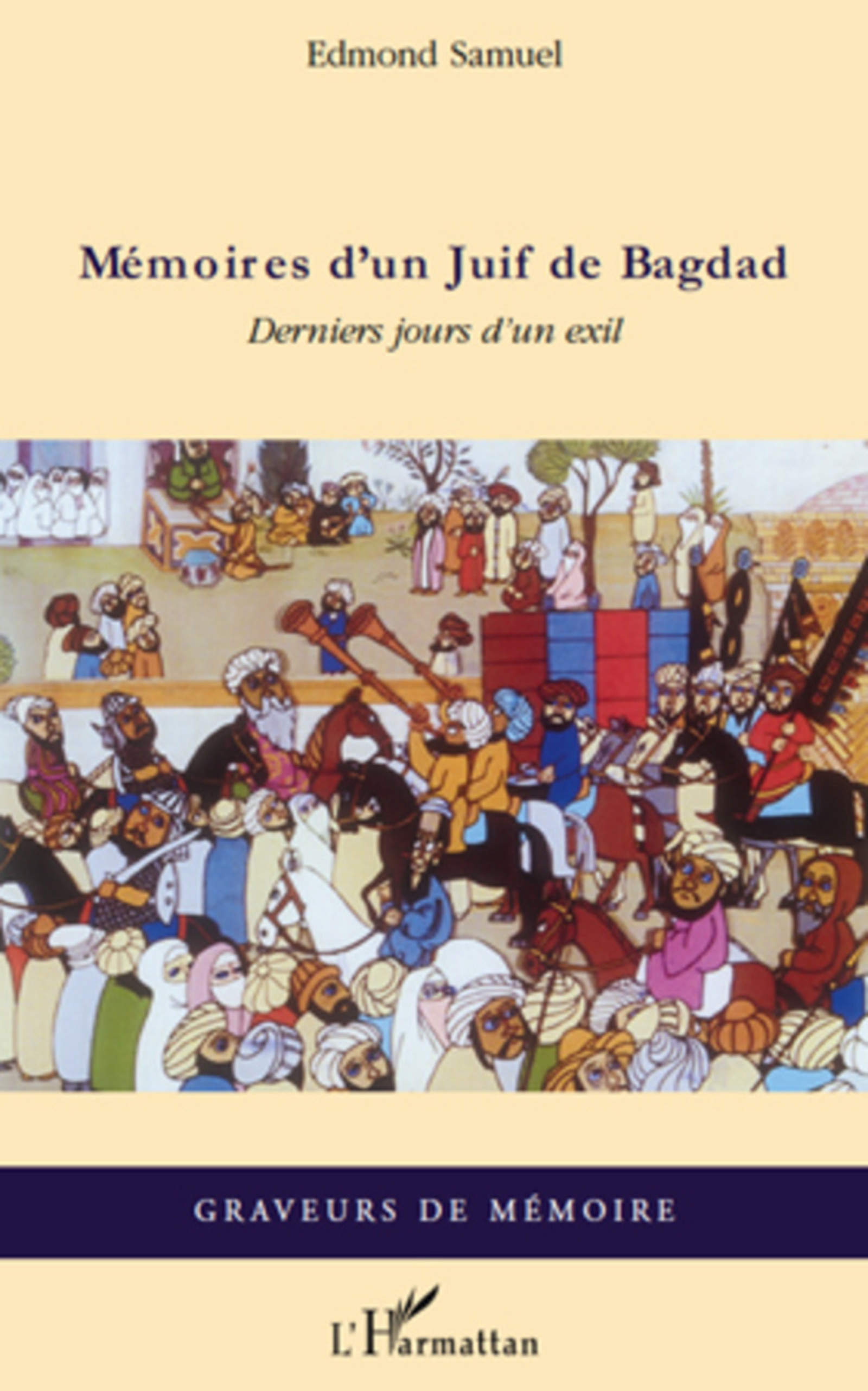 Couverture ebook de Mémoires d'un Juif de Bagdad, de Edmond Samuel