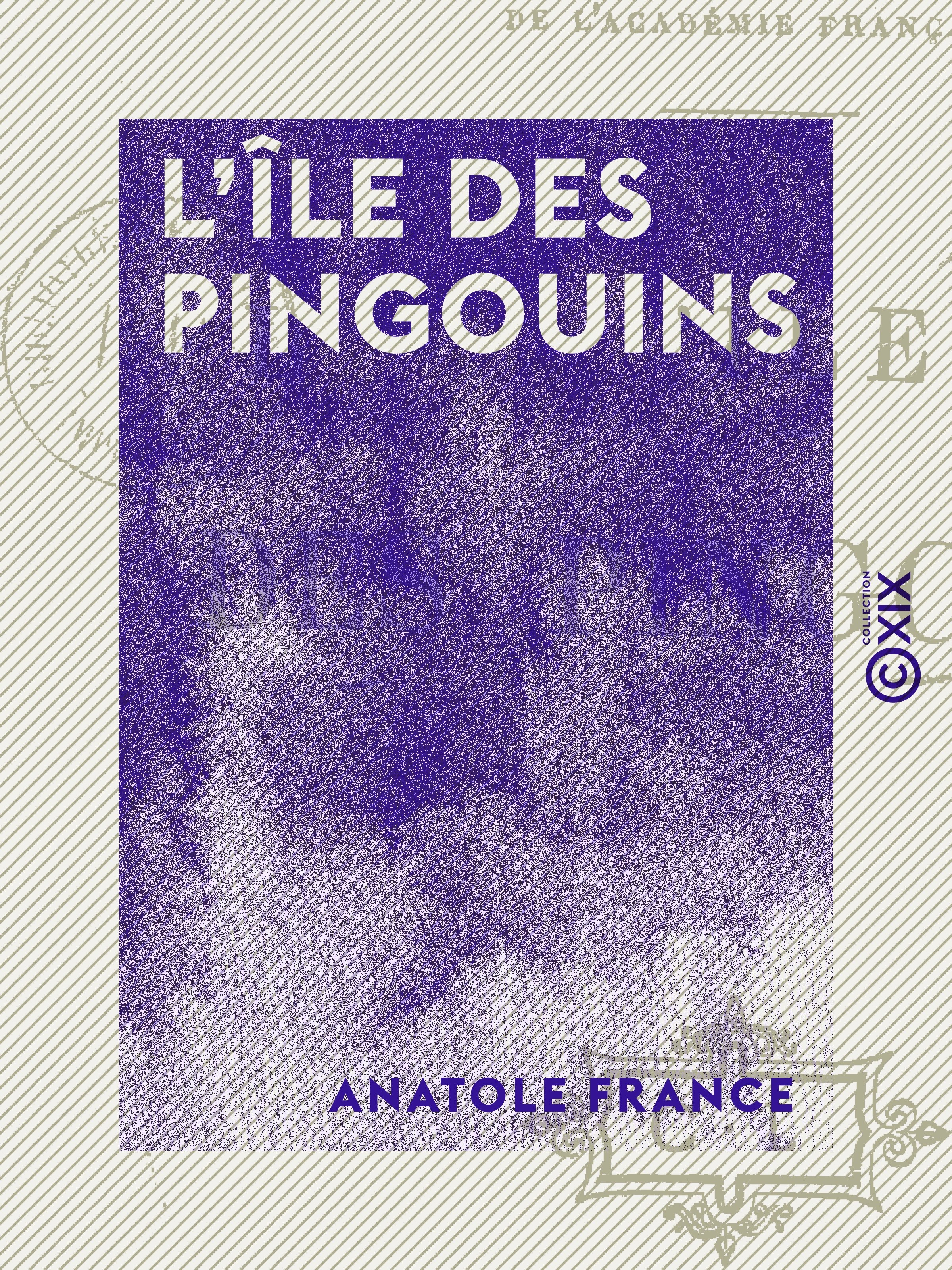 ebook cover of L'Île des pingouins, by Anatole France