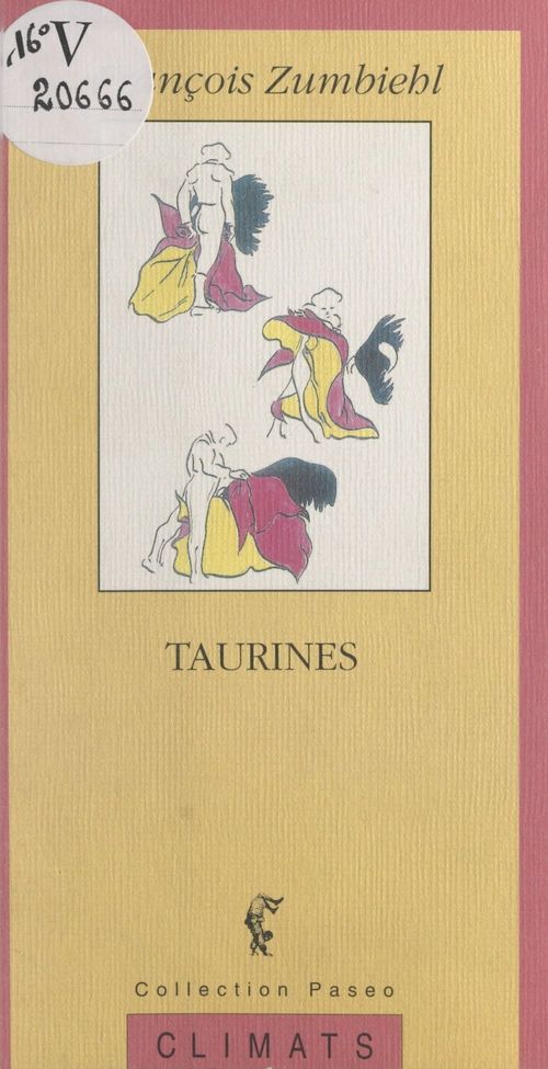 ebook cover of Taurines, by François Zumbiehl