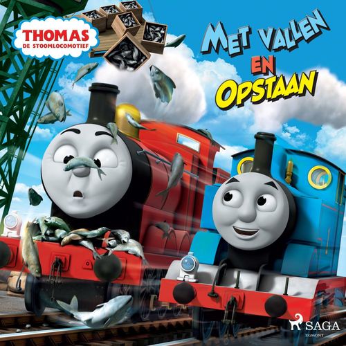 Couverture audiobook de Thomas de Stoomlocomotief - Met vallen en opstaan, de Mattel