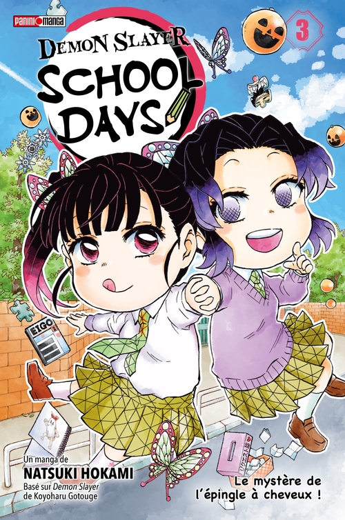 ebook cover of Demon Slayer School Days T03, by Natsuki Hokami, Koyoharu Gotouge