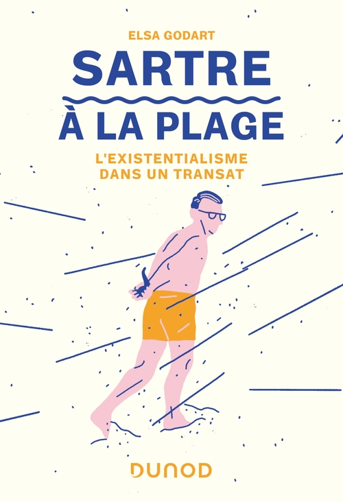 ebook cover of Sartre à la plage, by Elsa Godart