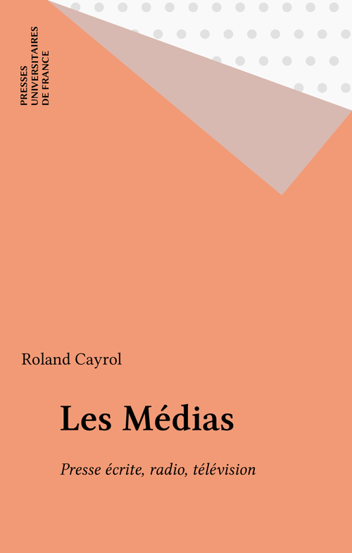 ebook cover of Les Médias, by Roland Cayrol