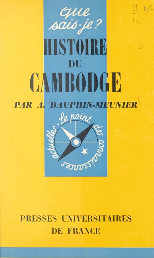 Couverture ebook de Histoire du Cambodge, de Achille Dauphin-Meunier