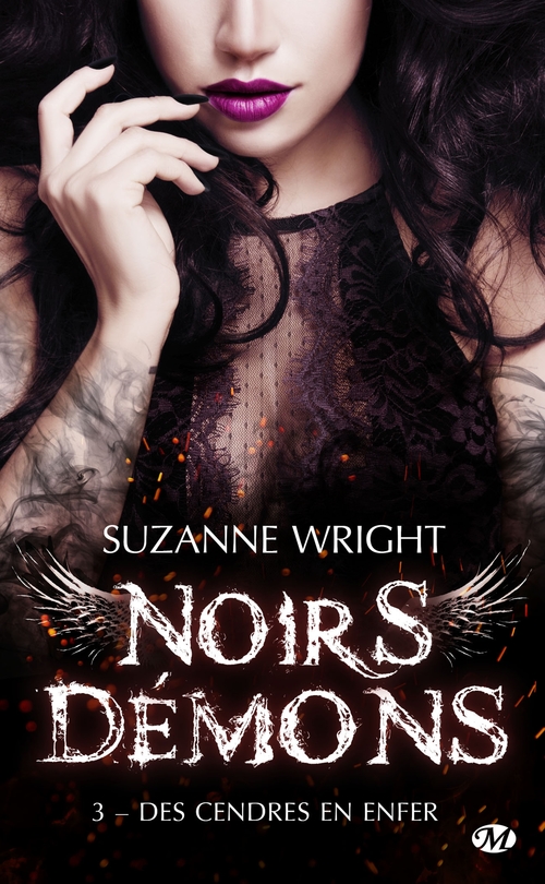 Couverture ebook de Noirs démons, T3 : Des cendres en enfer, de Suzanne Wright