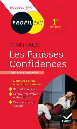 Couverture ebook de Profil - Marivaux, Les Fausses Confidences, de Hubert Curial
