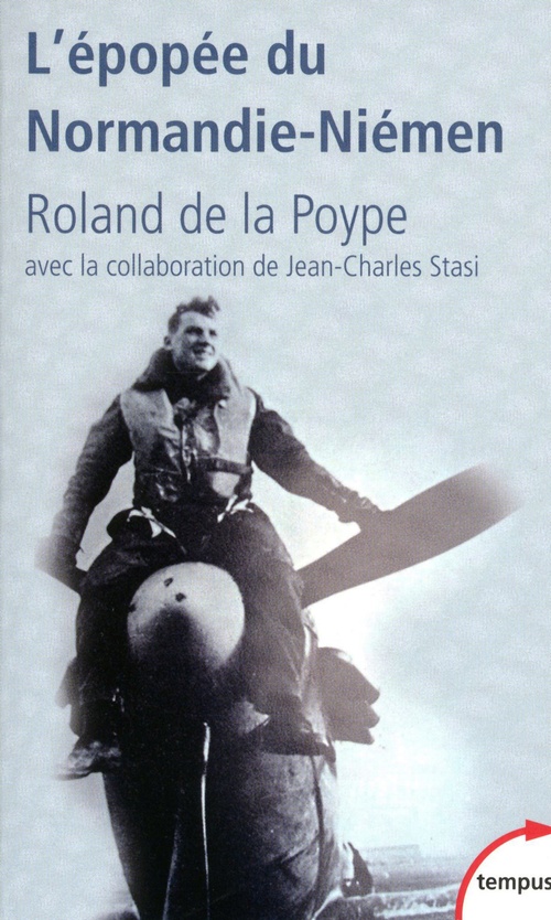 Couverture ebook de L'épopée du Normandie-Niemen, mémoires, de Roland de La Poype, Jean-Charles Stasi