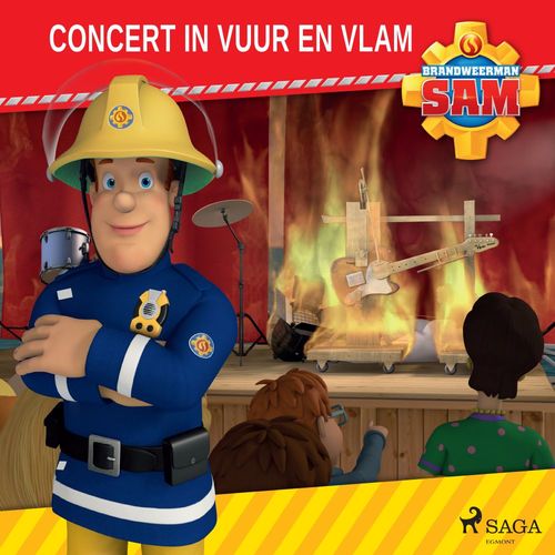 Couverture audiobook de Brandweerman Sam - Concert in vuur en vlam, de Mattel