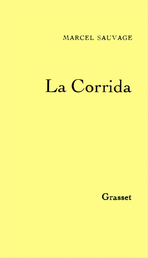 ebook cover of La corrida, by Marcel Sauvage