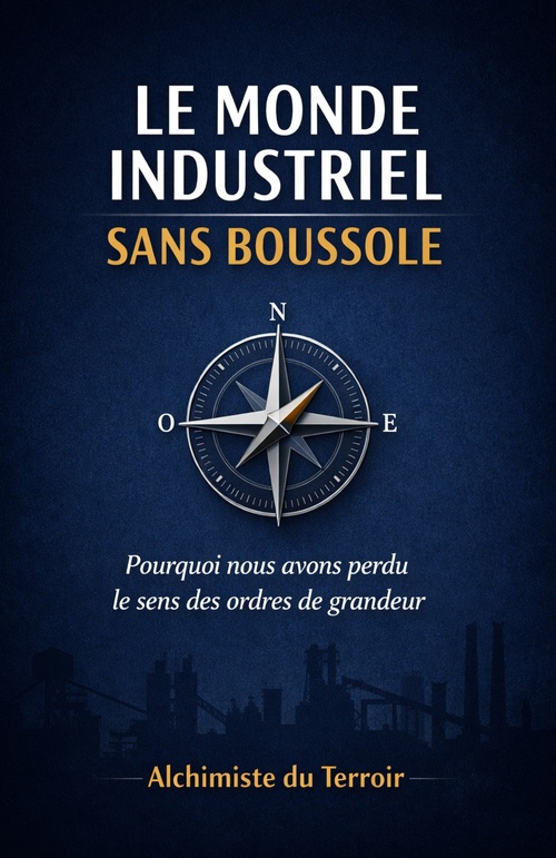 Couverture ebook de Le monde industriel sans boussole, de Alchimiste Du Terroir