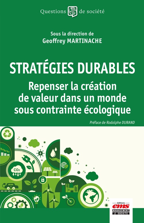 Couverture ebook de Stratégies durables, de Geoffrey Martinache