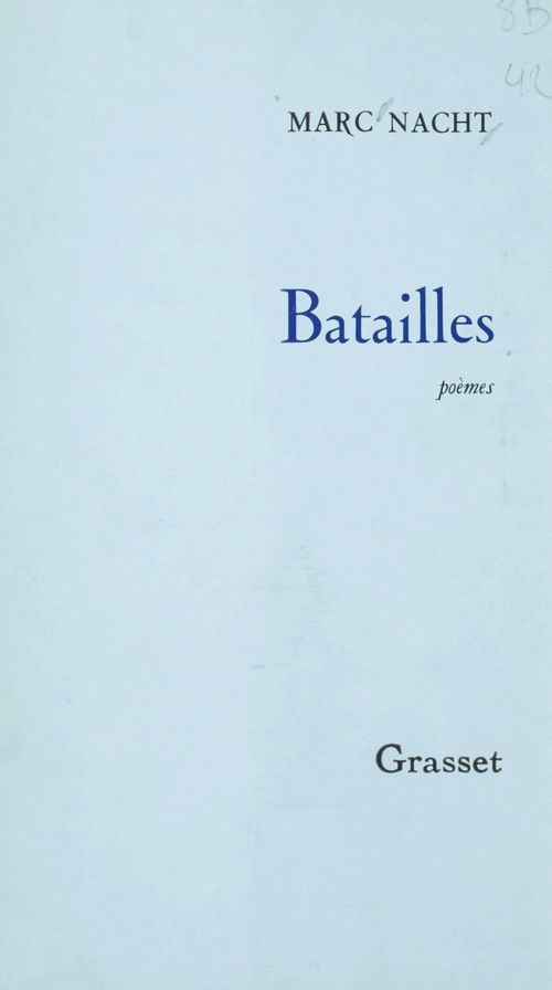 Couverture ebook de Batailles, de Marc Nacht