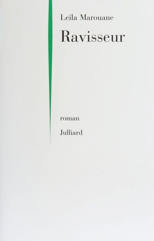 ebook cover of Ravisseur, by Leïla Marouane
