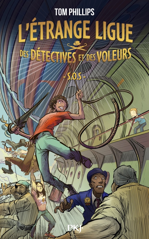 Couverture ebook de L'étrange ligue des détectives et voleurs - Tome 2 S.O.S., de Tom Phillips