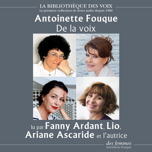 Couverture audiobook de De la voix, de Antoinette Fouque