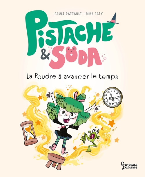 Couverture ebook de Pistache et Soda - La poudre à avancer le temps, de Paule Battault