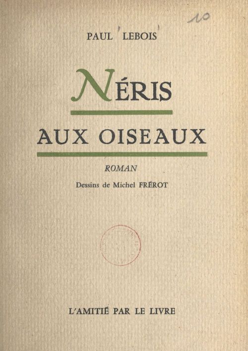 ebook cover of Néris aux oiseaux, by Paul Lebois