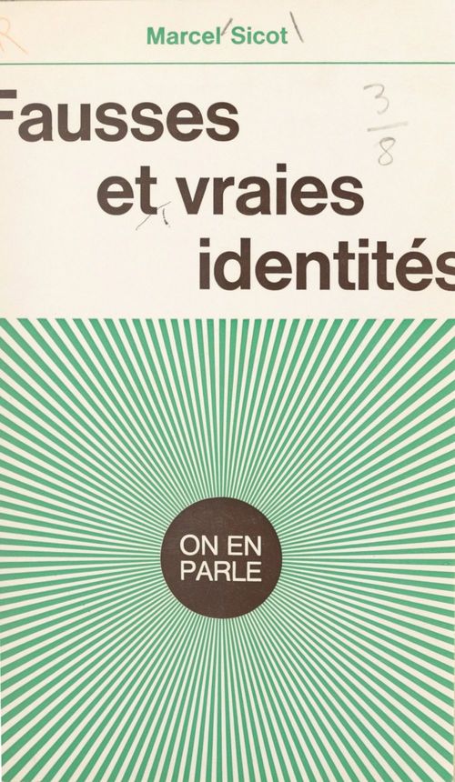 Couverture ebook de Fausses et vraies identités, de Marcel Sicot