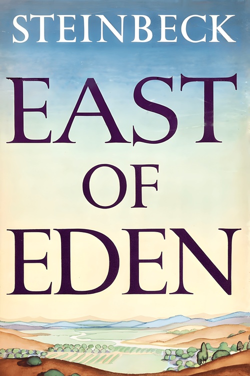 ebook cover of East of Eden, by John Steinbeck