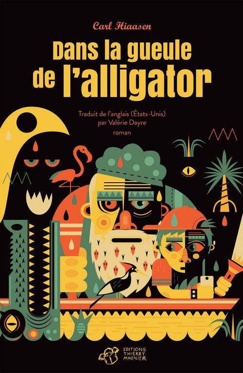 ebook cover of Dans la gueule de l'alligator, by Carl Hiaasen