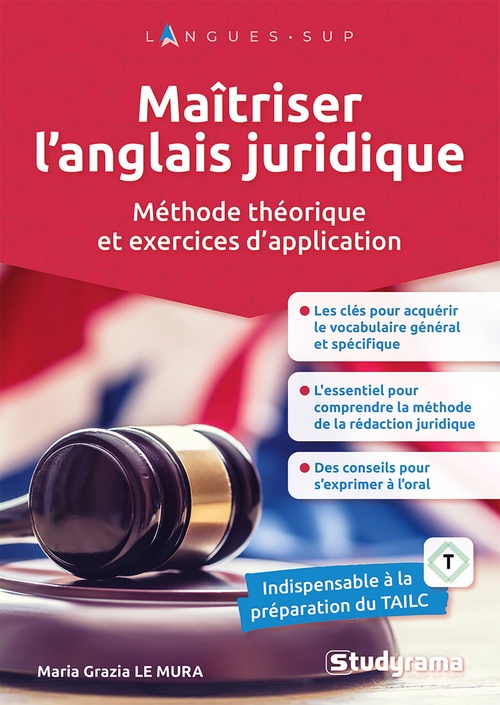 Couverture ebook de Maîtriser l'anglais juridique, de Maria Grazia Le Mura