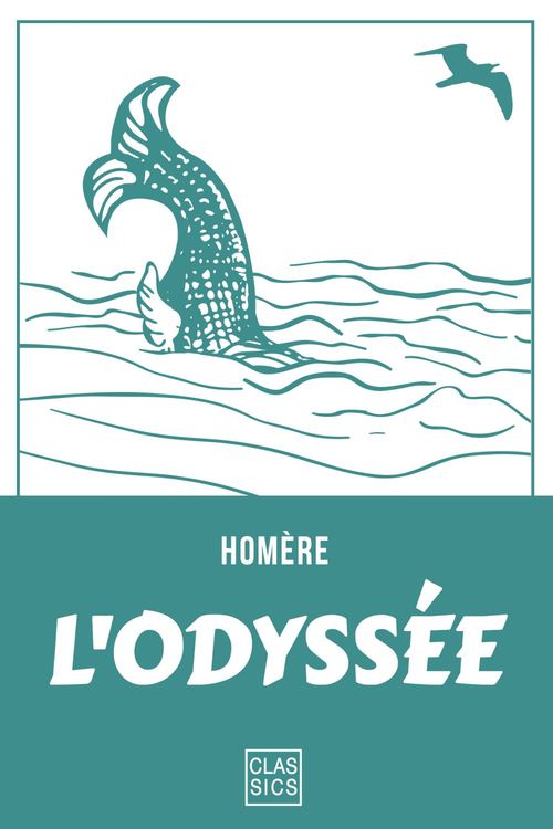 ebook cover of L'Odyssée, by Homère