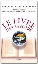 Couverture ebook de Le livre des savoirs, de Constantin Von barloewen