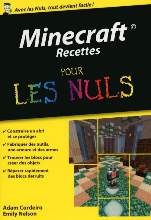 Couverture ebook de Minecraft Recettes Poche Pour les Nuls, de Jesse Stay