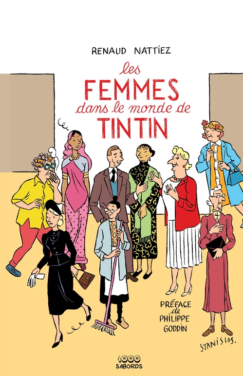Couverture ebook de Les femmes dans le monde de Tintin, de Renaud Nattiez