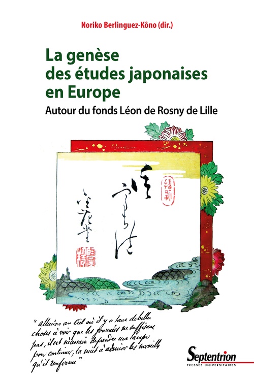 Couverture ebook de La genèse des études japonaises en Europe, de Noriko Berlinguez-kono