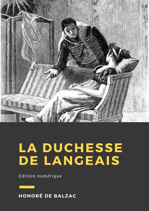 ebook cover of La Duchesse de Langeais, by Honoré de Balzac, Honoré DE BALZAC
